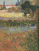 Vincent Van Gogh Flowering Garden (nn04) Spain oil painting reproduction